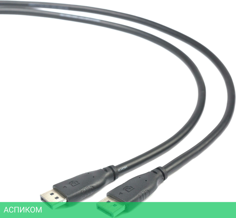 Кабель Cablexpert CC-DP2-10 DisplayPort v1.2 20M/20M 3м черный экран пакет