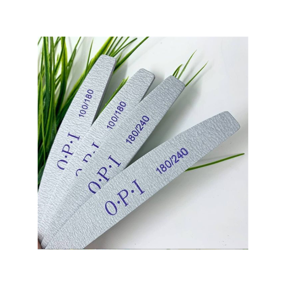 O.P.I. Пилки на вспененной основе 180/240 грит, 25 шт.