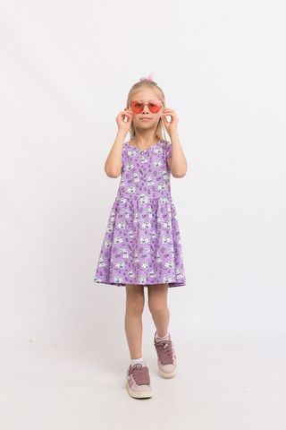 036_БК25 Платье для девочки, мультиколор