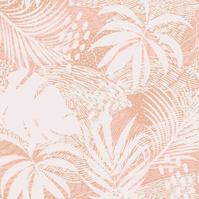 Pink Floral or Tropical Print