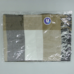 Палантин - шарф «ZIMA», принт в клетку, цвет бежевый/молочный, 180*70см (200/215гр)