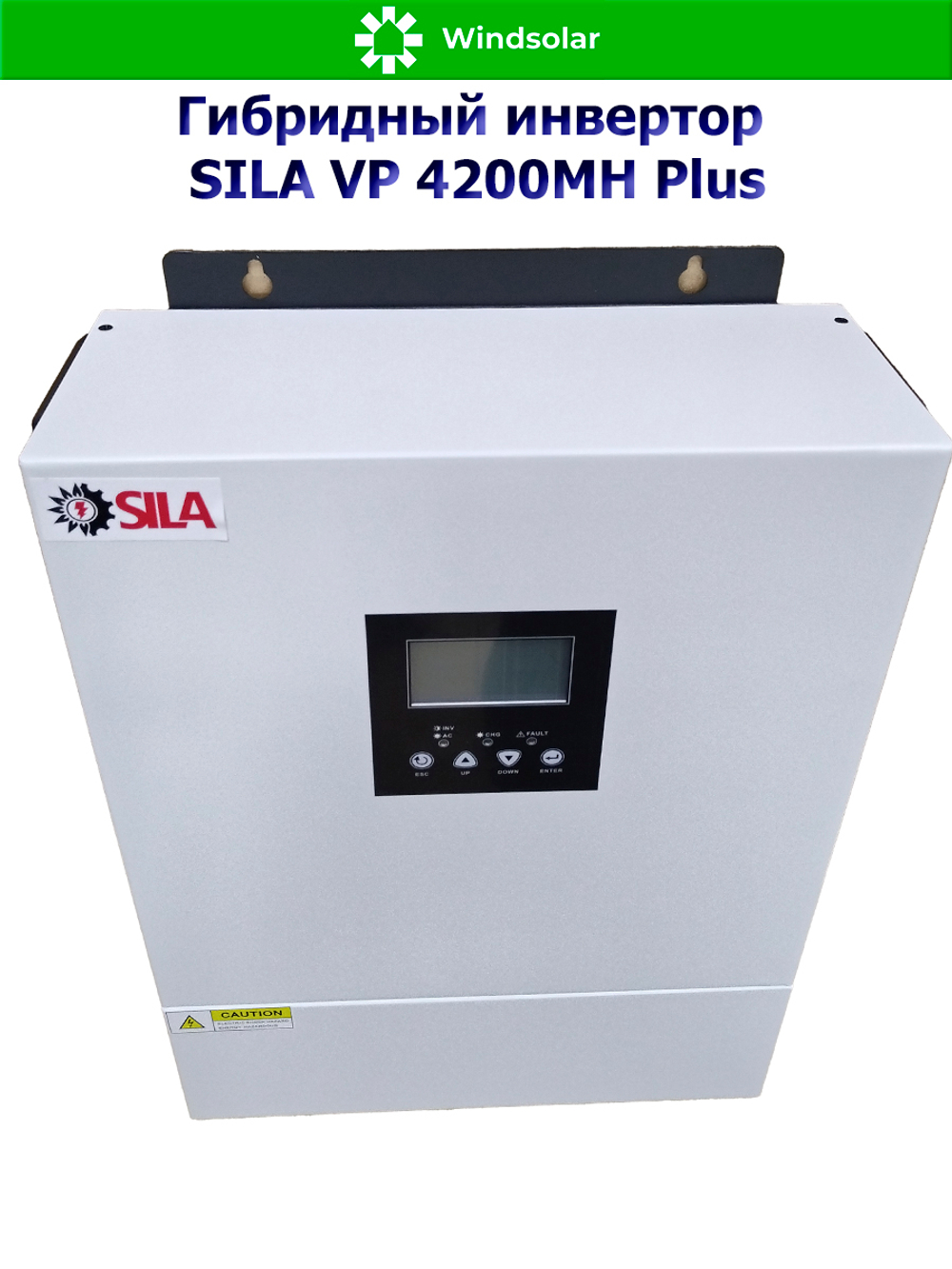 Гибридный инвертор SILA VP 4200MH Plus (4200W / 24V / PV 5kW 30-400V / MPPT 13A / WiFi )