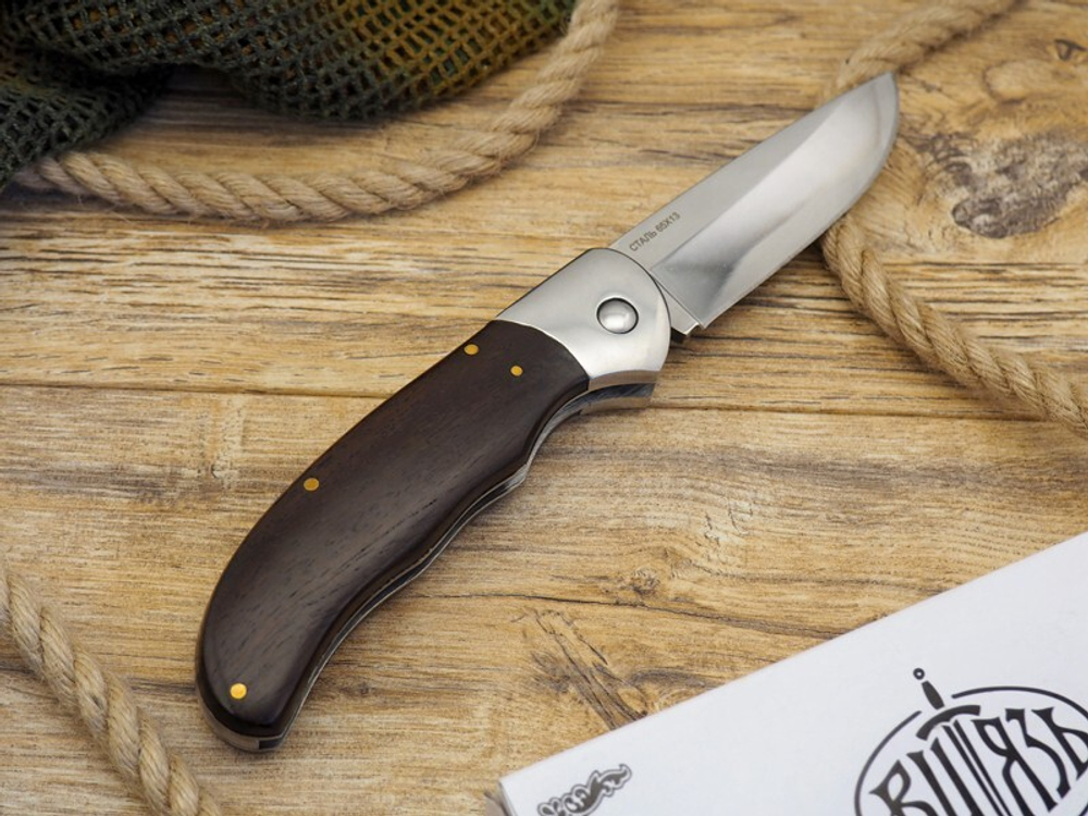 Нож автом. хоз.-быт Бирюк B191-34 с чехлом