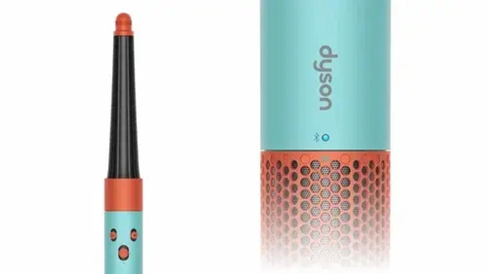 Стайлер Dyson Airwrap i.d. Long HS08 Curly+Coily, бирюзовый/оранжевый (Ceramic Patina/Topaz)