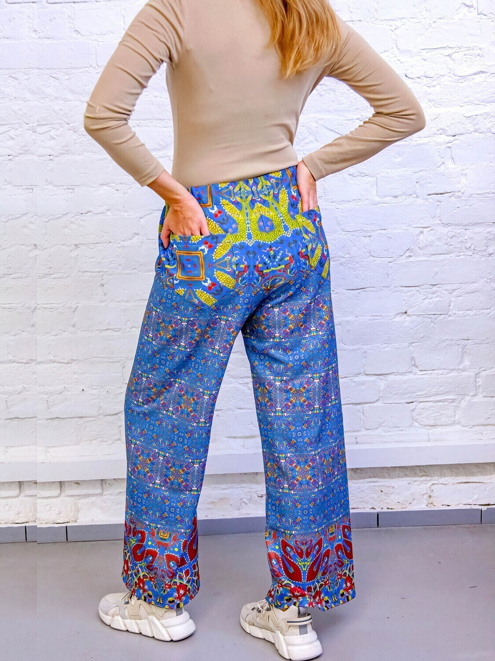 Широкие брюки "Дракон"