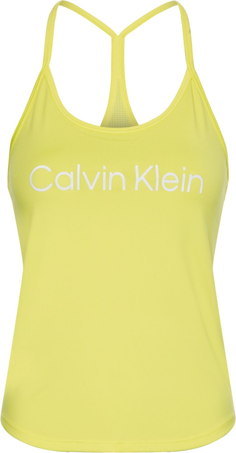 Женский топ теннисный Calvin Klein Tank Top - sunny lime