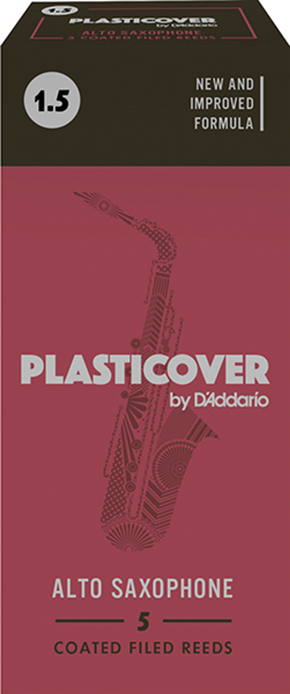 Rico RRP05ASX150 Plasticover Трости для саксофона альт, размер 1.5.