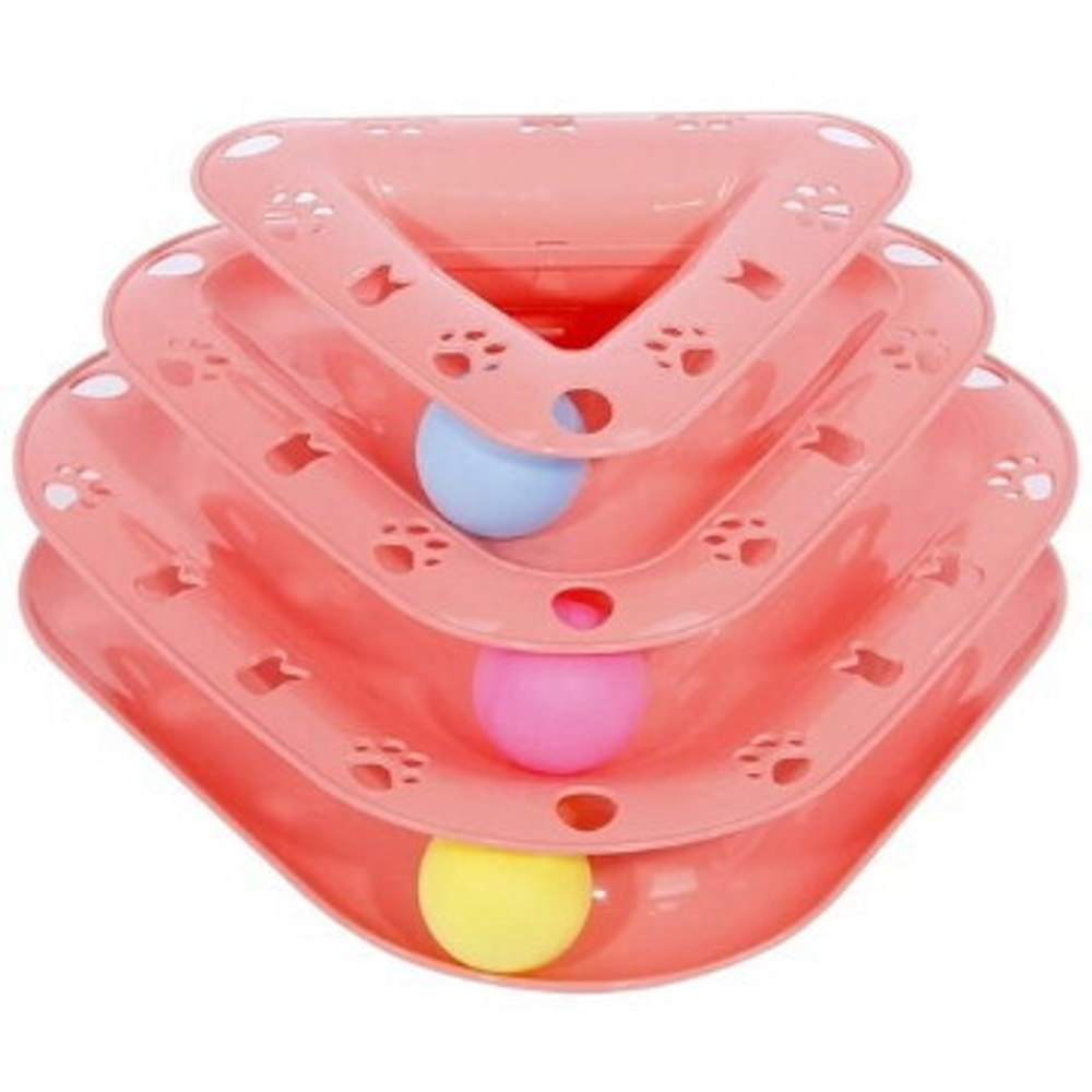 Игрушка для кошек интерактивная «Поймай меня!» 26*14см цвет розовый Ultramarine