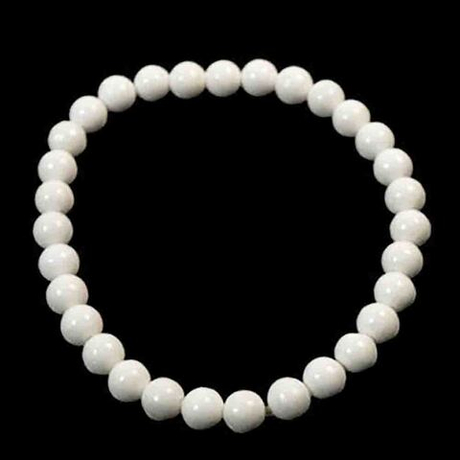 Браслет "Келли 6" кварцит белый