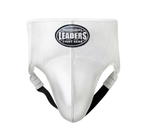 Бандаж мужской LEADERS LSGP WH (кожа, белый)