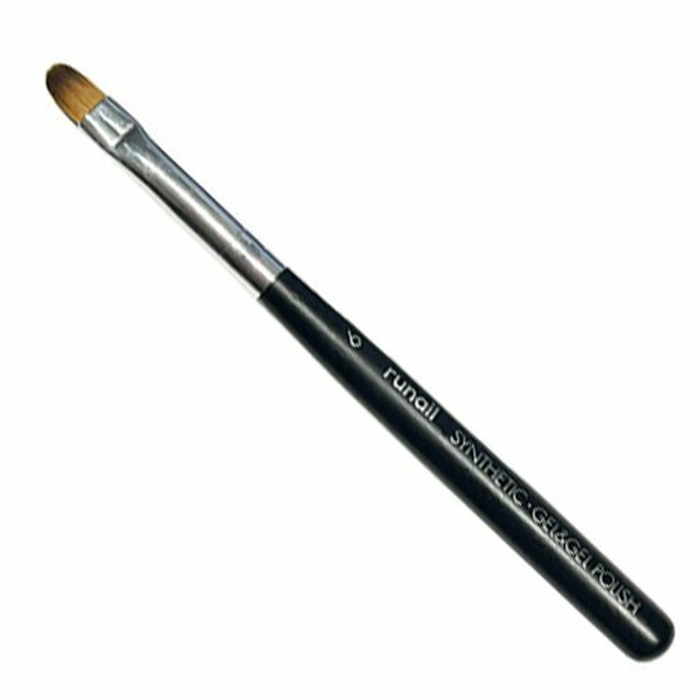 Runail Кисть для геля и гель-лака Synthetic №6 №6872