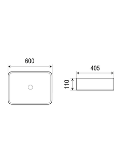 Раковина накладная (матовая розовая) WeltWasser WW  ELBACH 2174 MP 600х405х110