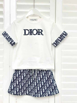 Детский комплект с юбкой DIOR