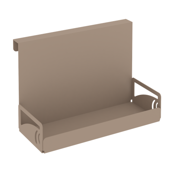 Навесной лоток для канцелярских принадлежностей MAN-02 Металл Мокко 200*100*130