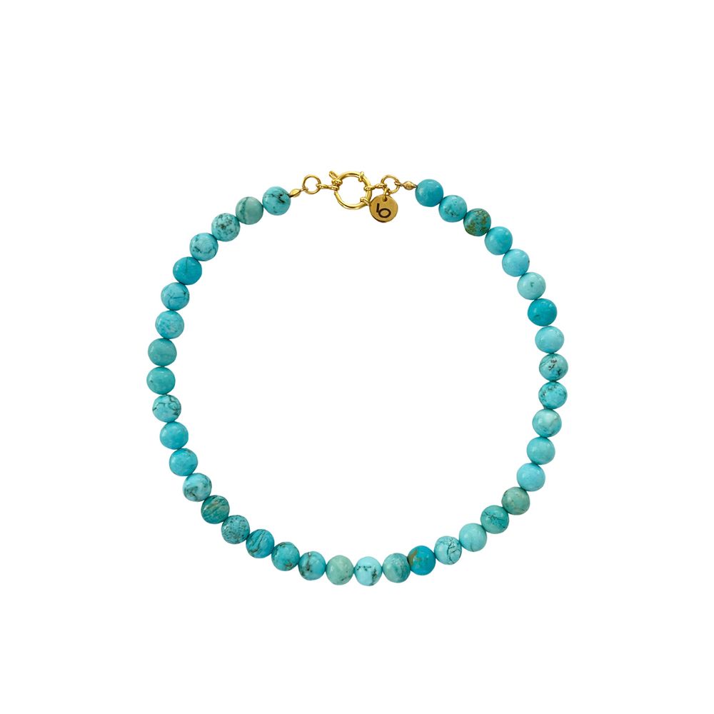 Колье Ocean из бусин камня