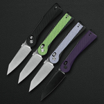Нож Гладкий / Slick фиолетовый карбон