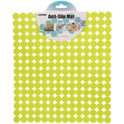 Коврик для раковины «Шарики» 32*27см салатовый