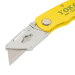 Нож складной с трапециевидным лезвием 25 мм алюминиевый корпус Yoko