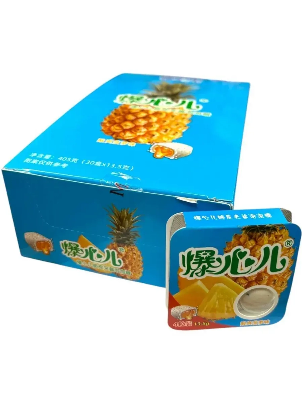 Жевательная резинка с Ананасовой начинкой 13,5г * 30шт