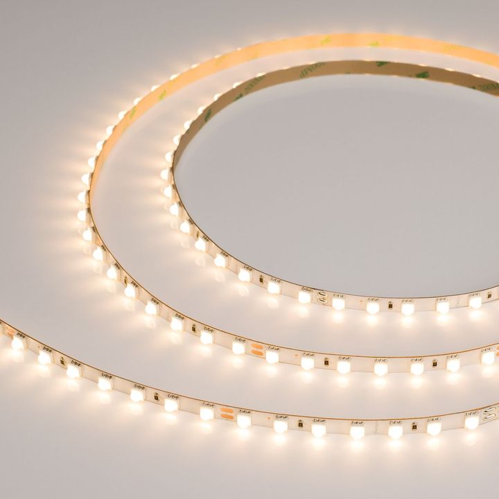 Светодиодная лента Arlight 5W/m 70Led/m 5060SMD теплый белый 5M FLT-B70-8mm 24V Warm2700 043812