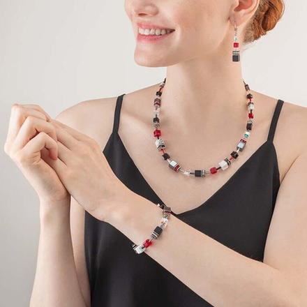 Браслет Coeur de Lion Black-Red 4530/30-1303