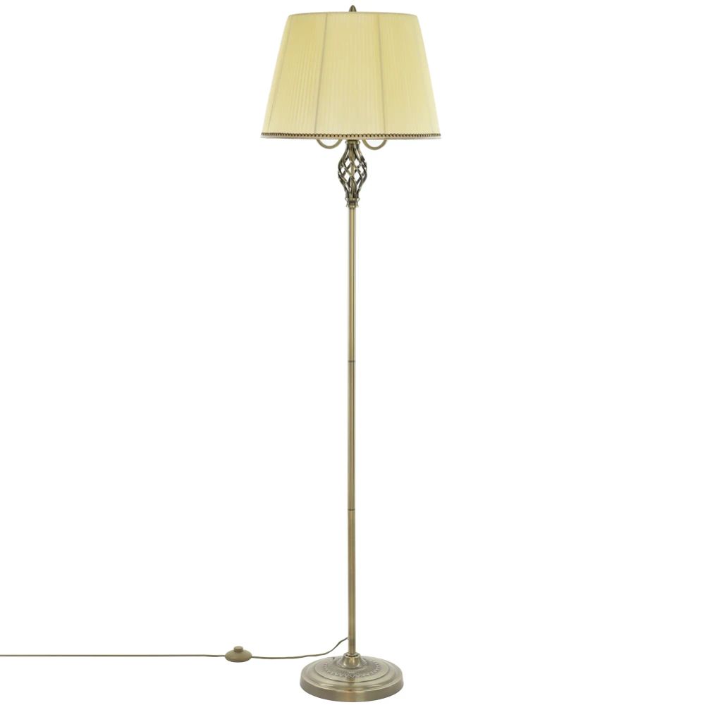 Citilux Вена CL402933 Торшер бронза с кремовым абажуром