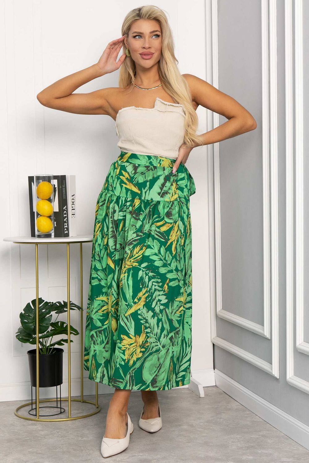 Юбка Марьям (зеленая) Ю13684-23М LT Collection