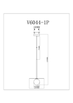 Светильник подвесной Moderli V11572-1P Scrumbel