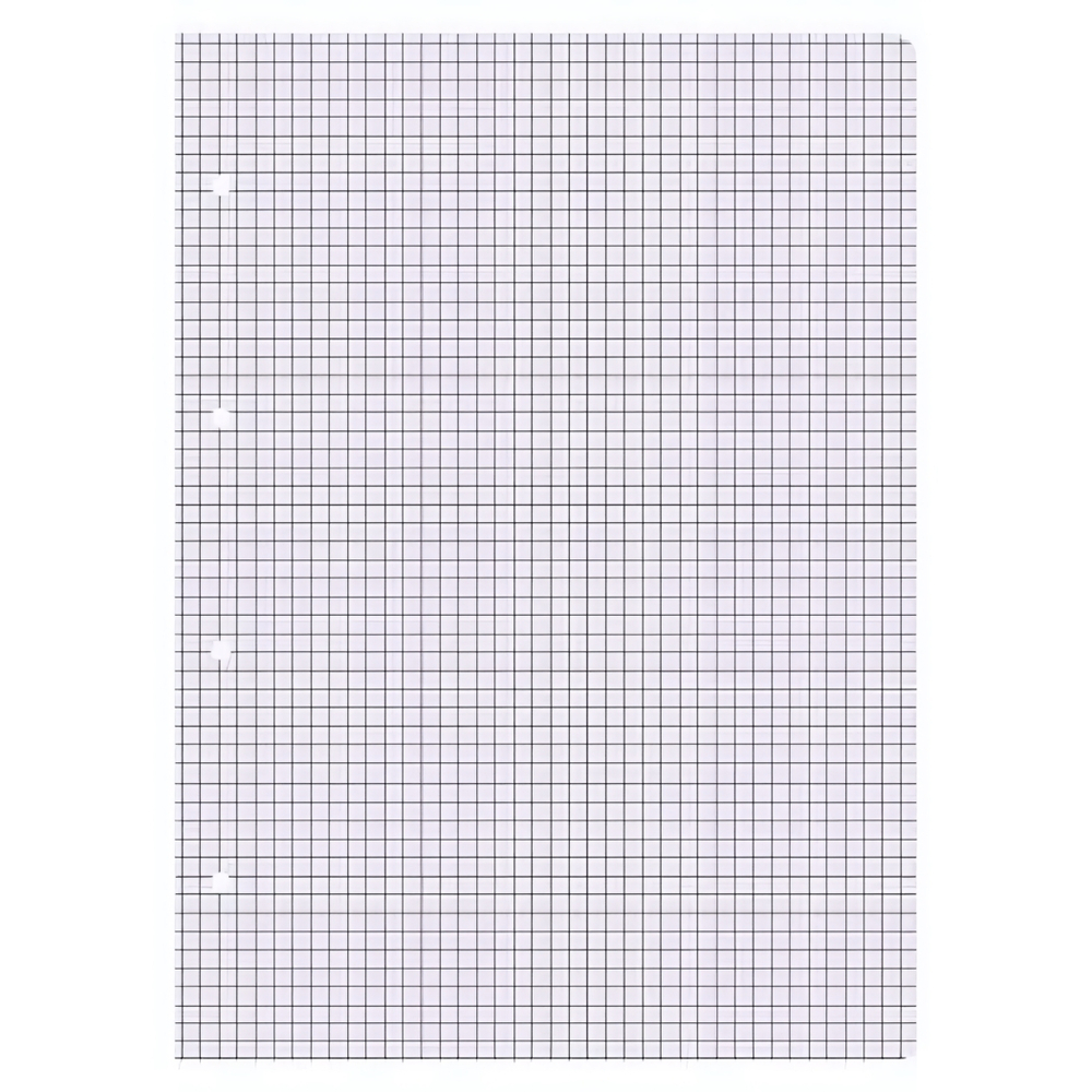 Блок сменный для тетрадей А5 50л. клетка, на кольцах, сиреневый (Альт)