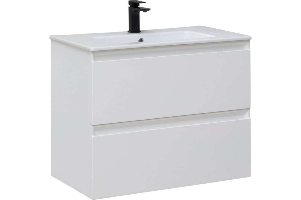 Тумба с раковиной Allen Brau Eclipse 1.E1002.WM 80 white matt