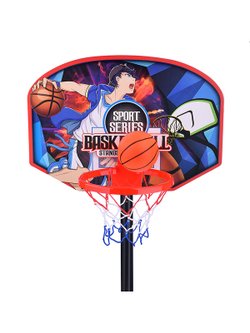 Игровой набор Стойка для баскетбола (высота стойки 200 см, кольцо d- 24 см) 9501