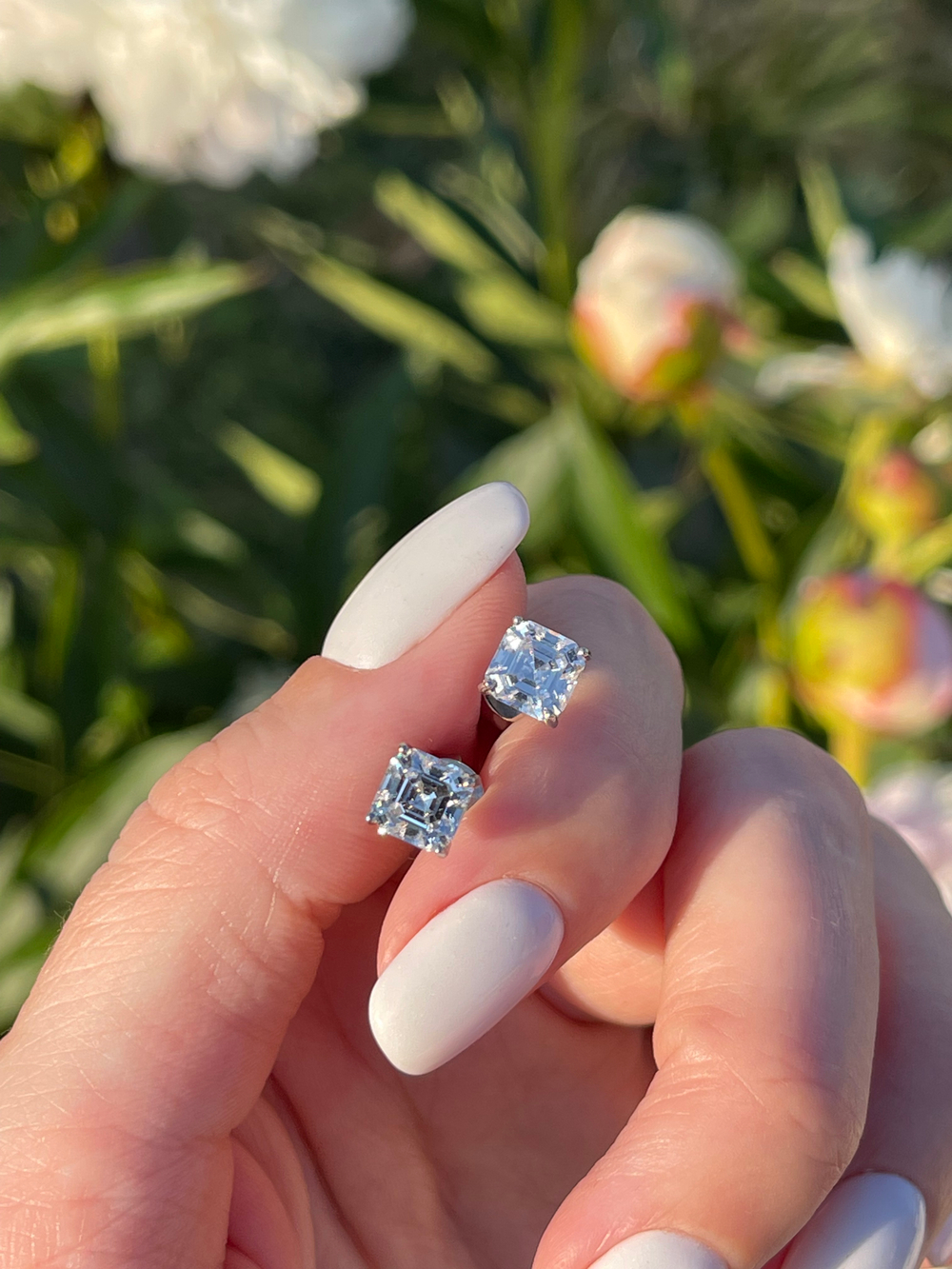 Серьги-гвоздики Ашер 6 мм