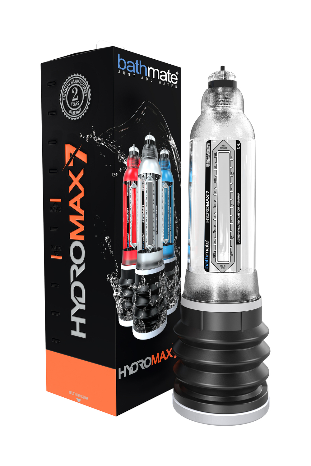 Гидропомпа Bathmate HYDROMAX7 прозрачная