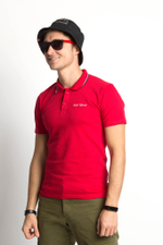 Футболка поло Город Горький красная красный