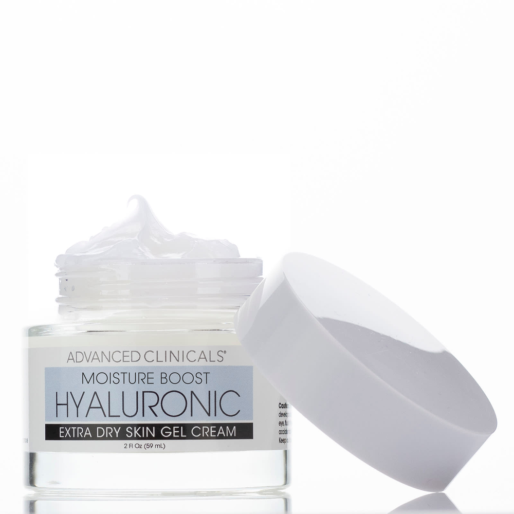 Advanced Clinicals, Moisture Boost Hyaluronic, крем-гель для очень сухой кожи, 2 жидк. унция (2 жидк. унции)