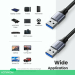 Кабель Ugreen US373 1м Black (80790)