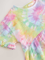 Платье для девочки Next AH9-594, Белый, Розовый, Голубой