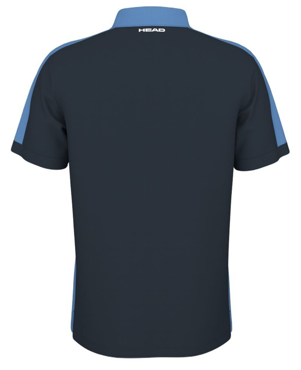 Мужское теннисное поло Head Slice Polo Shirt - небесный