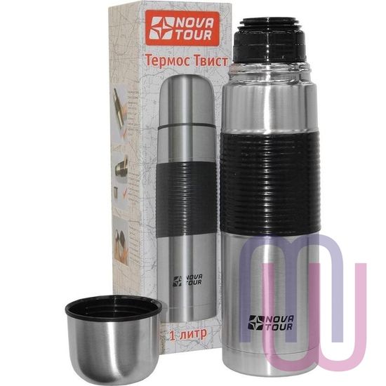 Термос из нержавеющей стали NovaTour Твист 1000 (новый)
