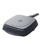 Сковорода-гриль "Мечта" Гранит с несъемной ручкой от 24 см до 28 см