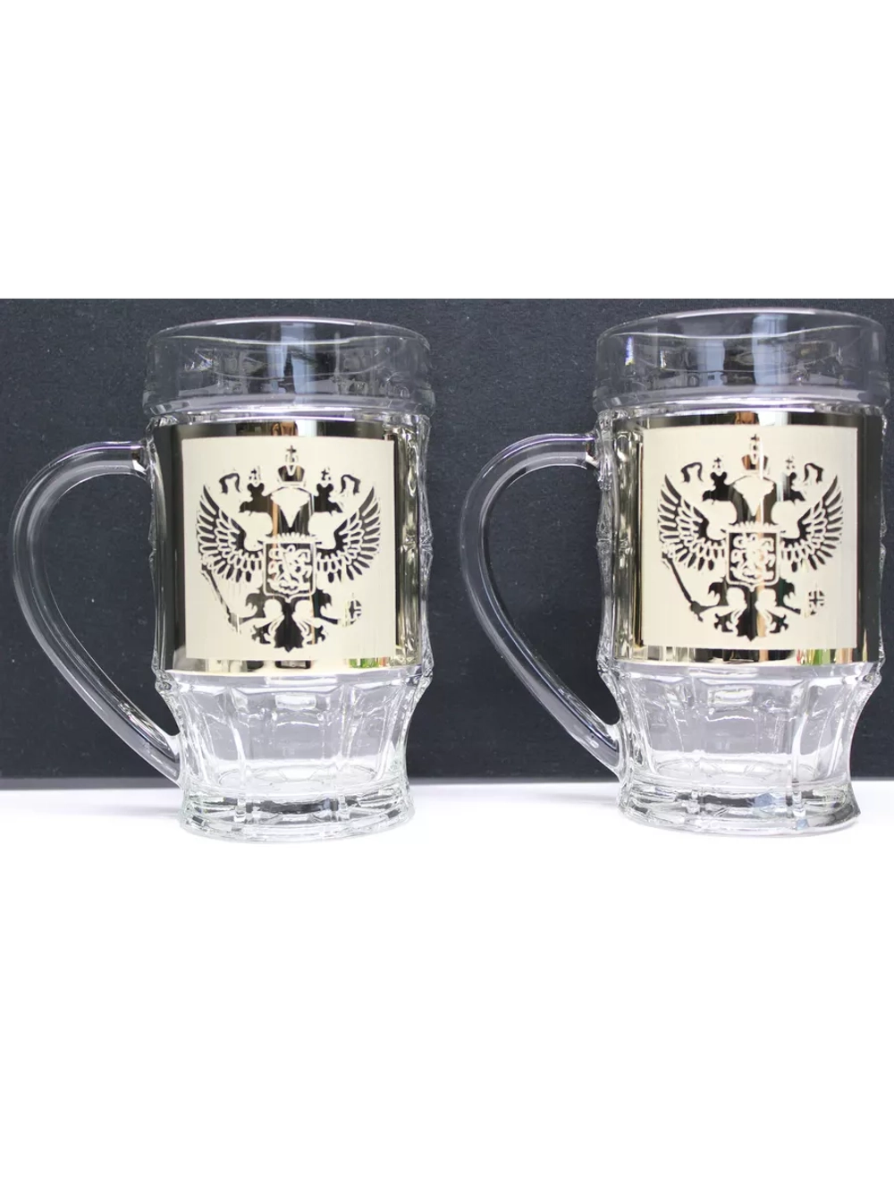 Кружка пивная "Герб" 2 шт 500мл