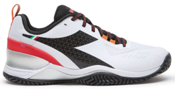 Теннисные кроссовки Diadora Blushield Torneo AG - white/black/fiery red