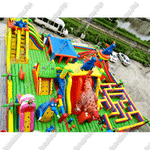 Большая площадка с высокой горкой "Дино-городок" 20*15*6.5 м