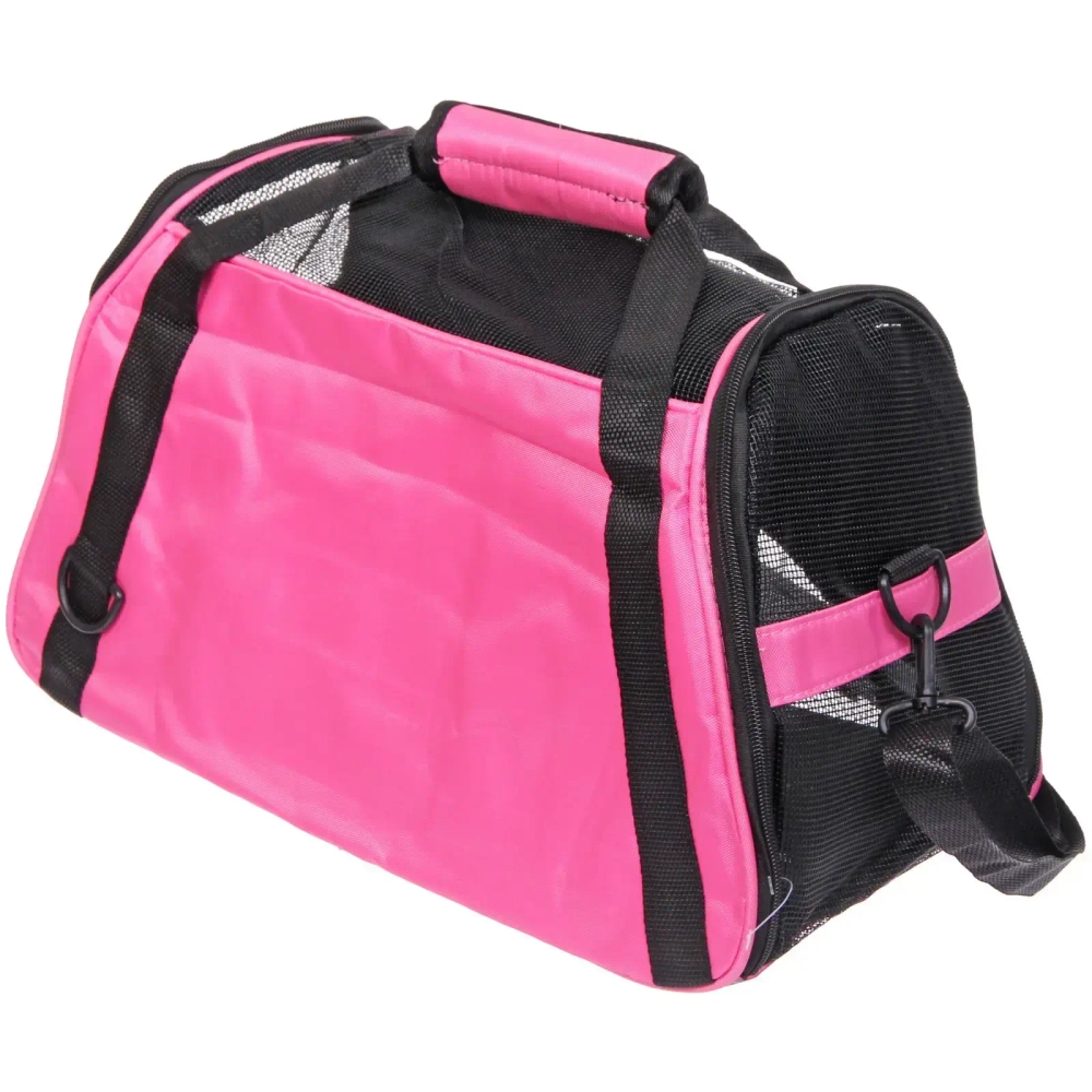 Сумка - переноска для животных «ЛЮБИМЫЙ БРО», цвет розовый, размер S, 42*19,5*23см/до 5кг (Пакет и Лейбл)