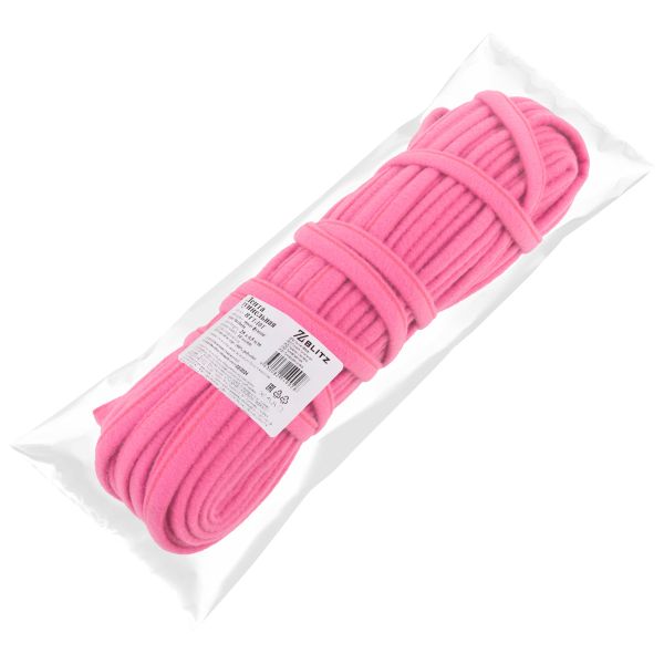 Лента тоннельная (чехол для косточек) 10.0 мм / 25 метров, неон фуксия/neon fuchsia, Blitz BTT-10T