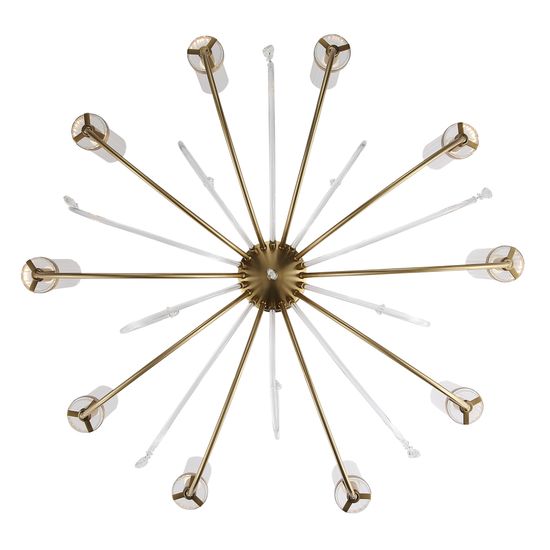 SL1400.303.10 Люстра подвесная ST-Luce Латунь/Латунь, Прозрачный E14 8*40W ILLUMIA