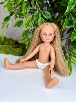 Кукла для девочки виниловая 34см Лесли без одежды (1440W1)