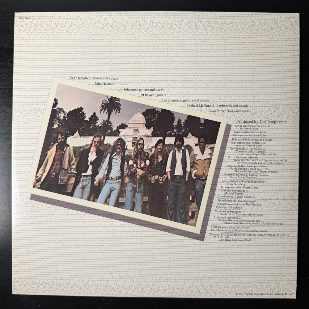 The Doobie Brothers ‎– Livin' On The Fault Line (США 1977г.)