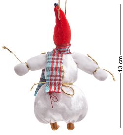 RK-826/3 Кукла подвесная «Гном-снеговик»