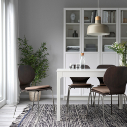 IKEA ÄLVGRÄSMAL  (ИКЕА ÄЛВГРÄСМАЛ)  -  Подушка для стула, бежевая, 32,6/31,3x33x3 см